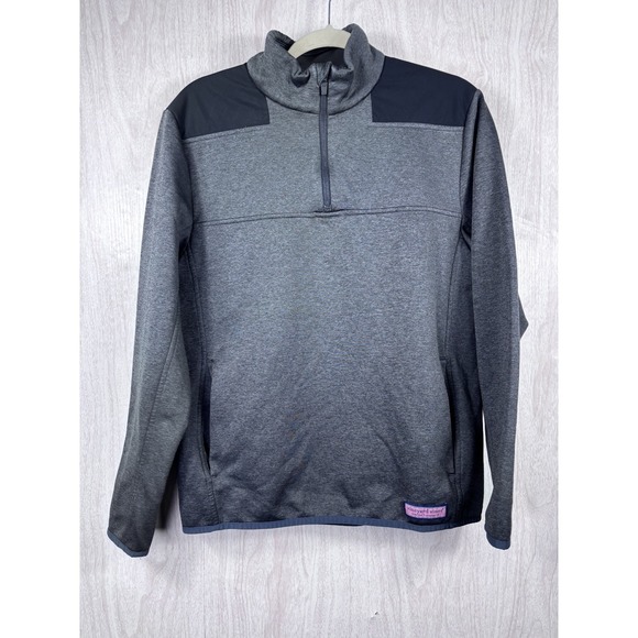 Vineyard Vines Other - Vineyard Vines Shep Shirt Men's S Gray Fleece 1/4 Zip Preppy Coastal Classic